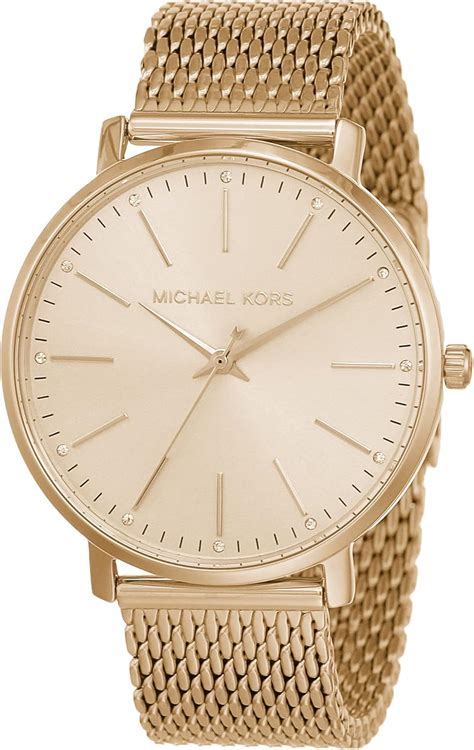 michael kors pyper ladies watch gold|michael kors pyper gold.